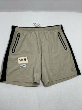 Men’s NWT RBX Performance Pullon Training Shorts XL Beige Black